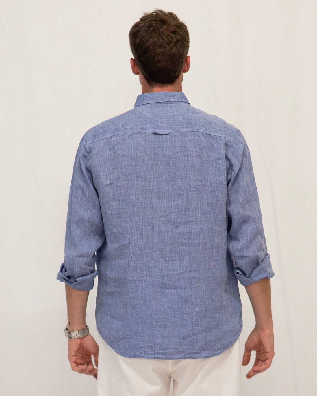 Luxury Denim Blue Shirt