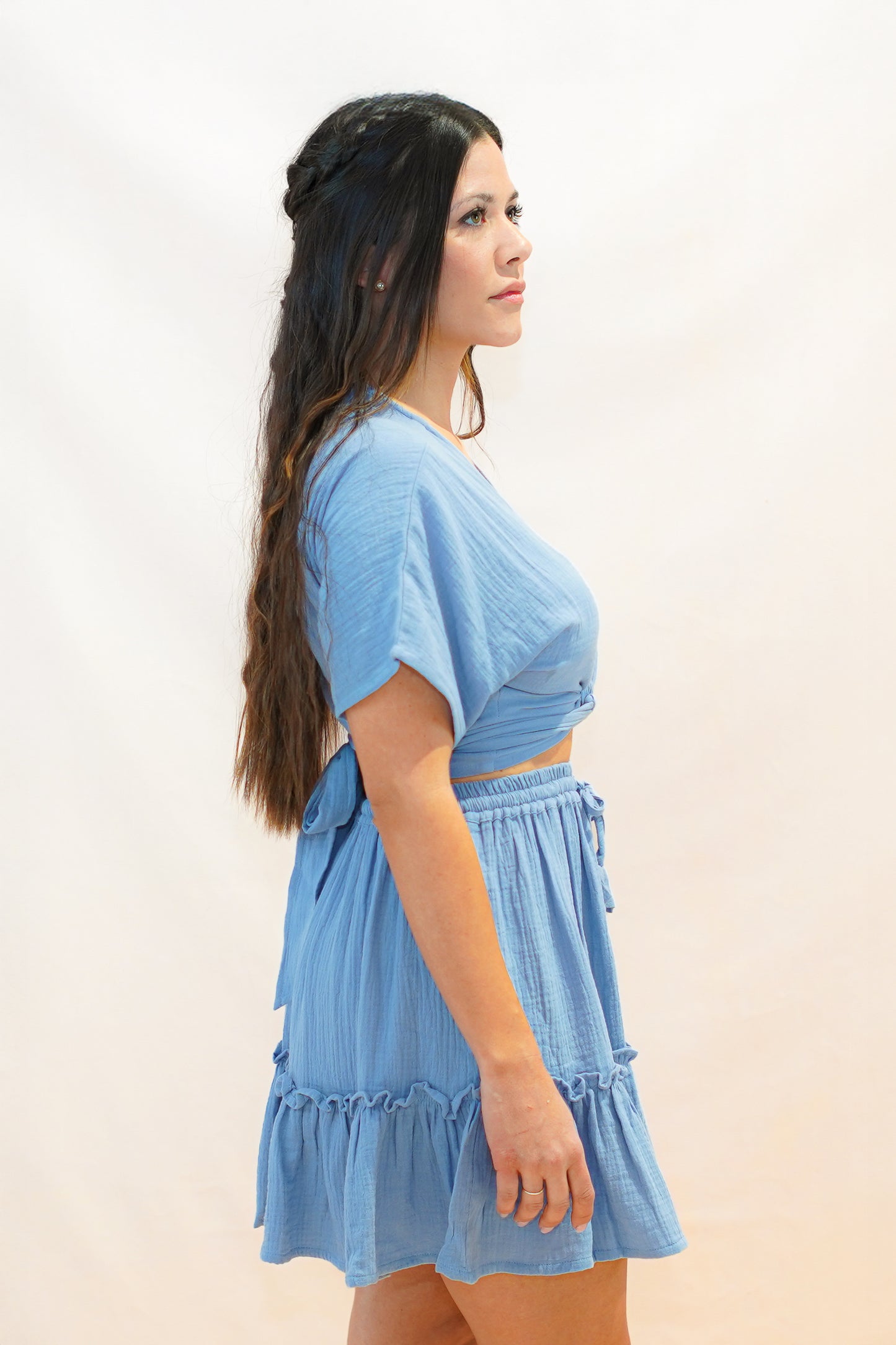 Blue Menorca Skirt