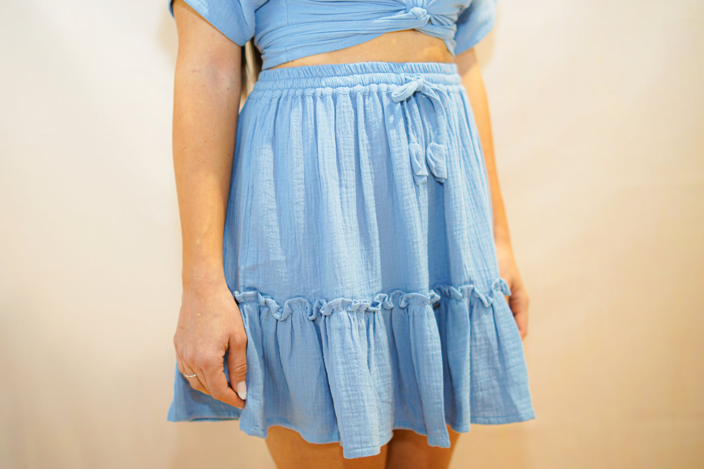 Blue Menorca Skirt