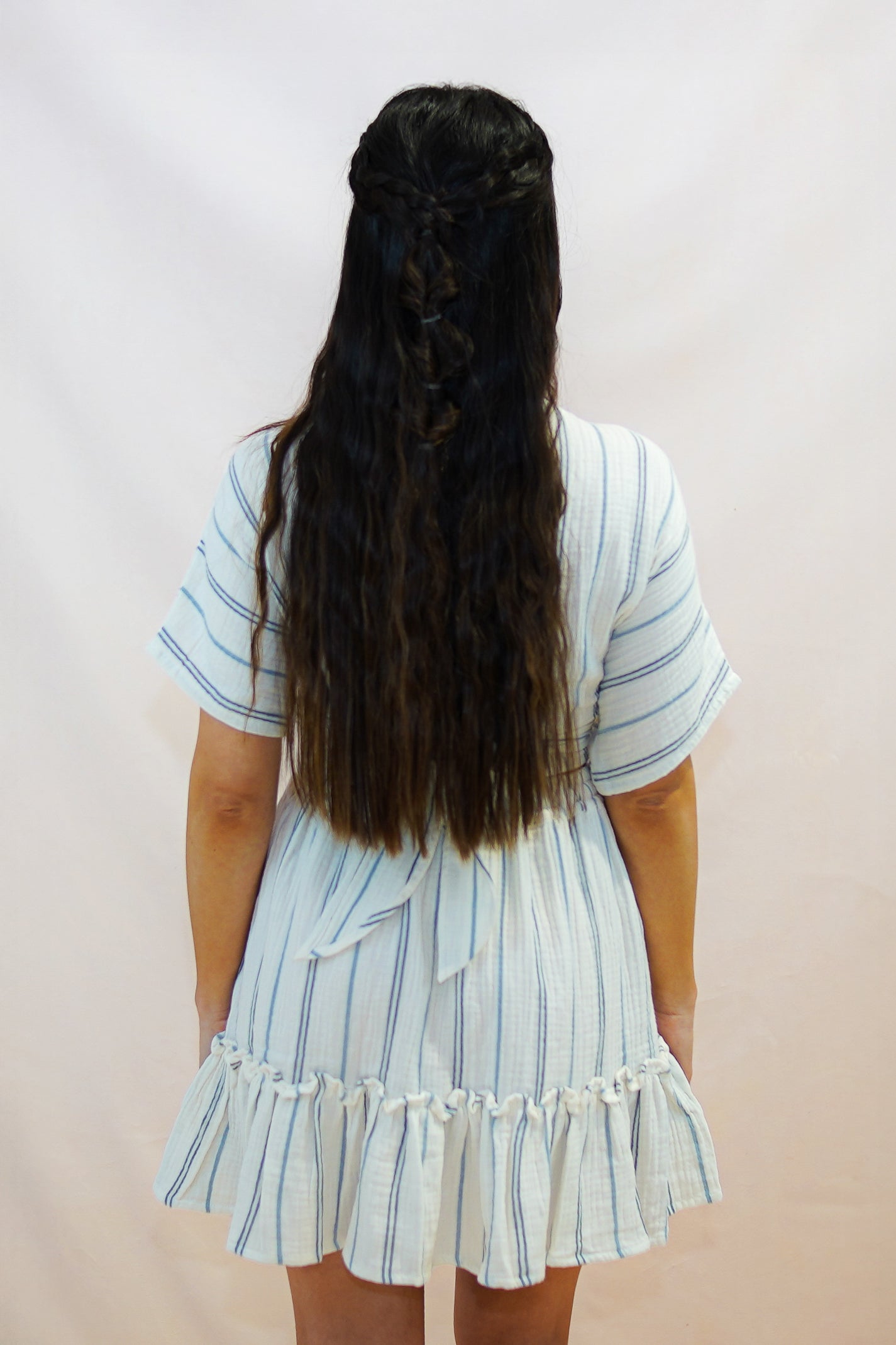 Menorca Skirt White and Blue