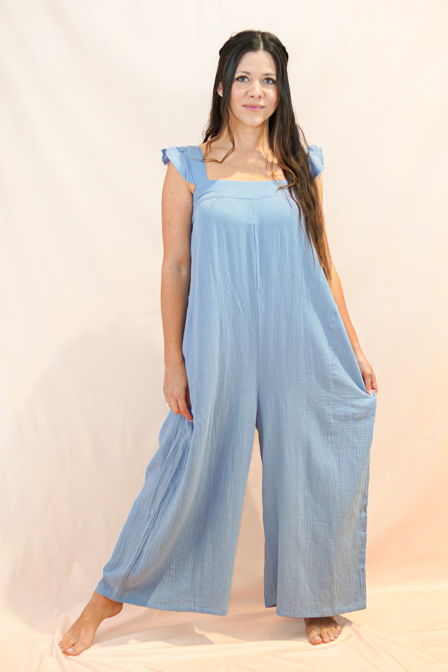 Mallorca Blue Jumpsuit