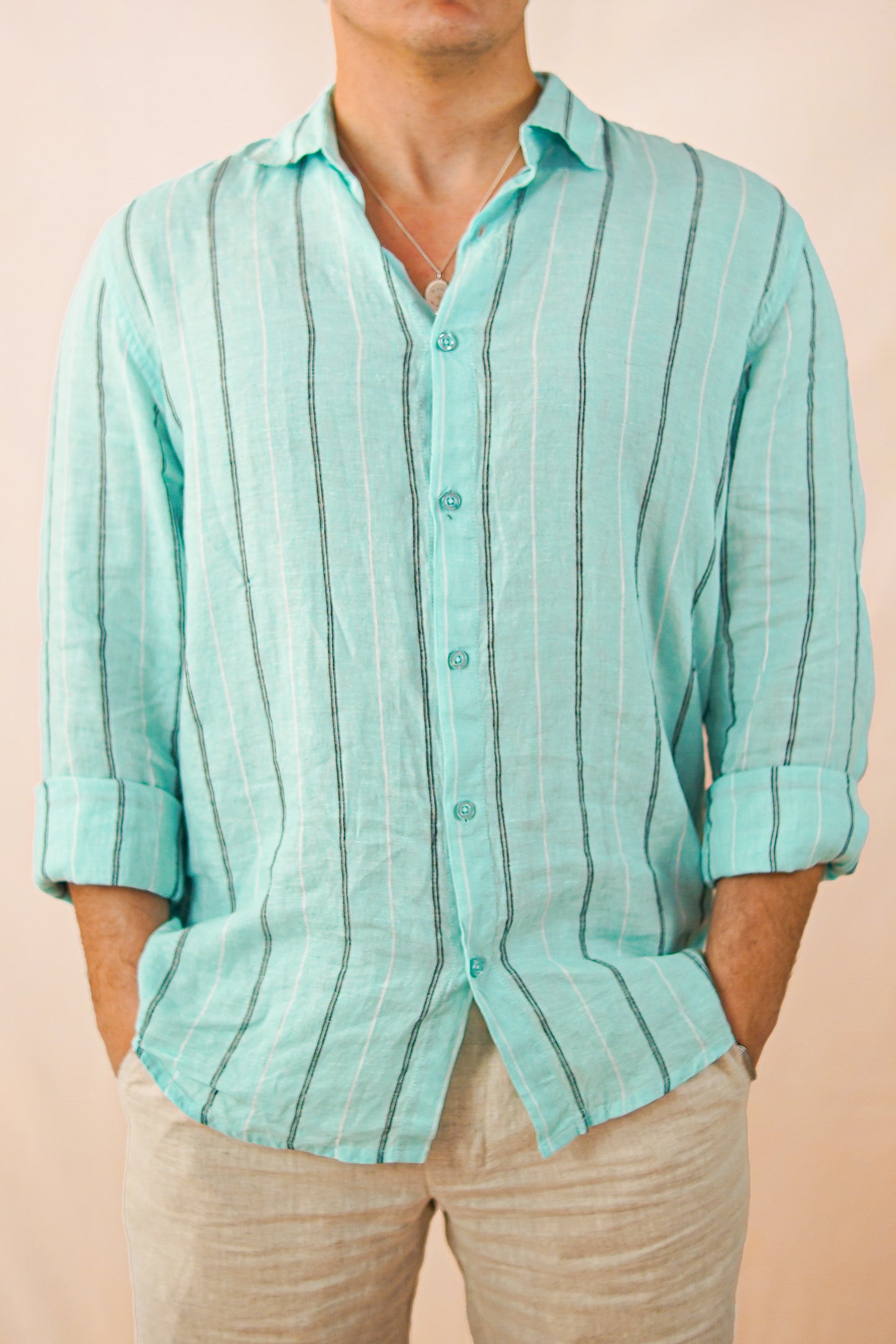 Camisa Prime Aqua