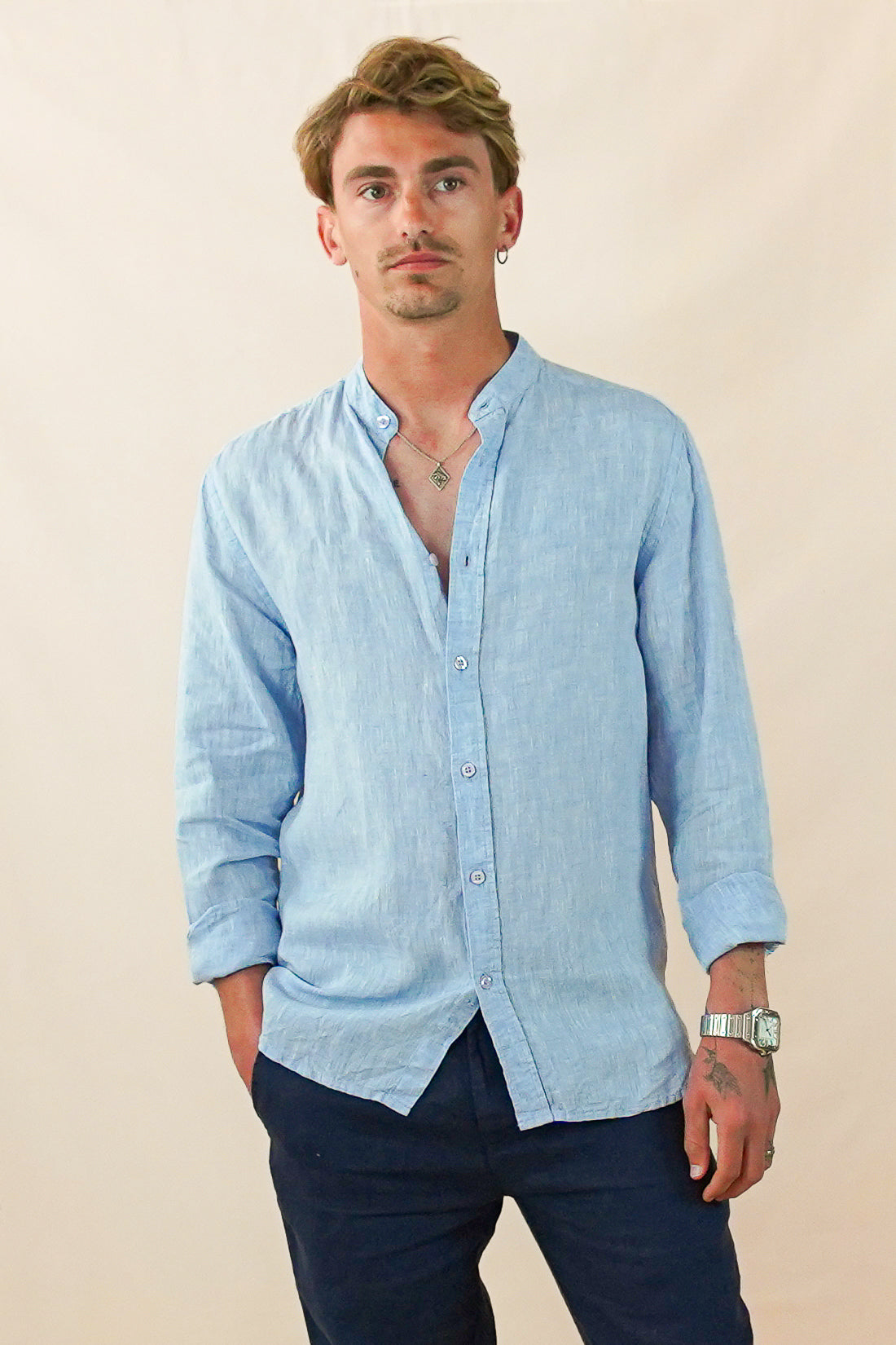 Camisa Topline Light Blue