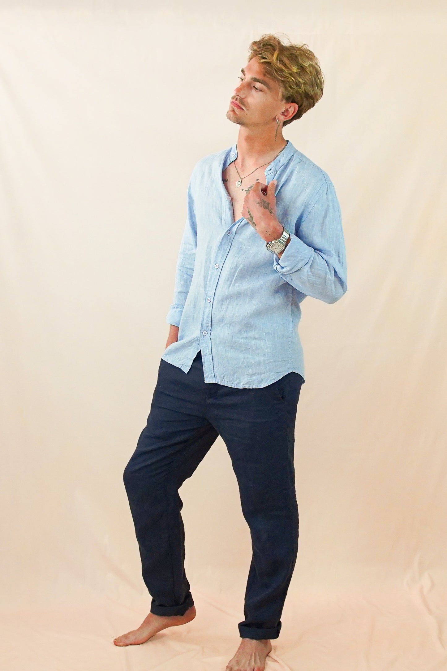 Camisa Topline Light Blue