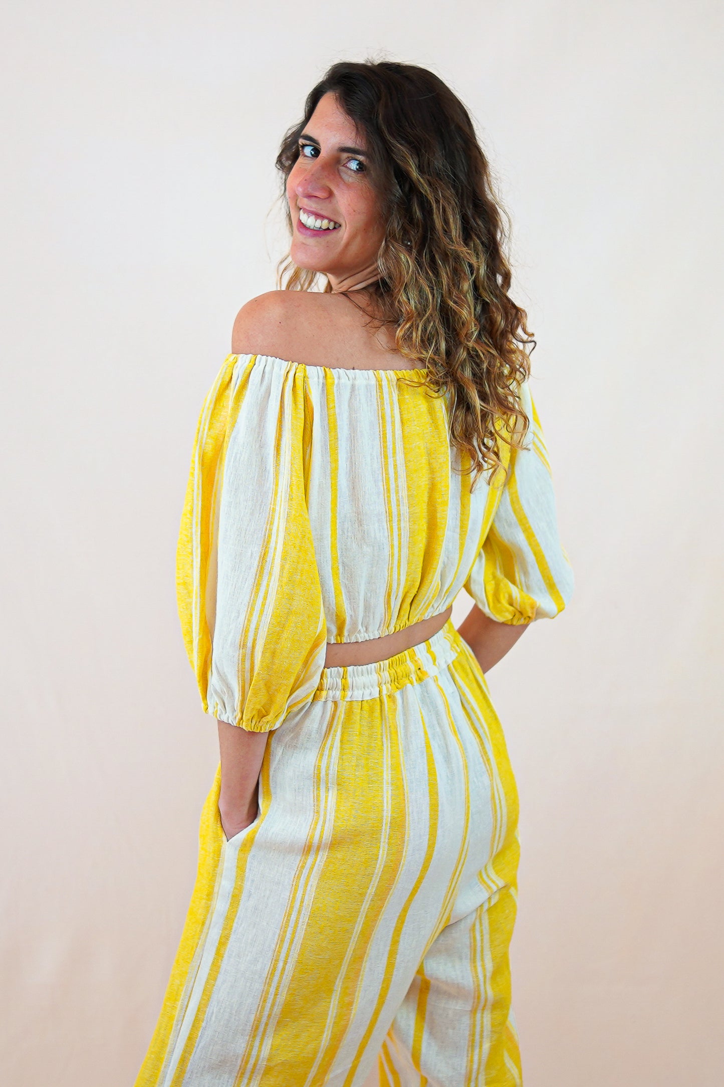 Mustard Shell Top