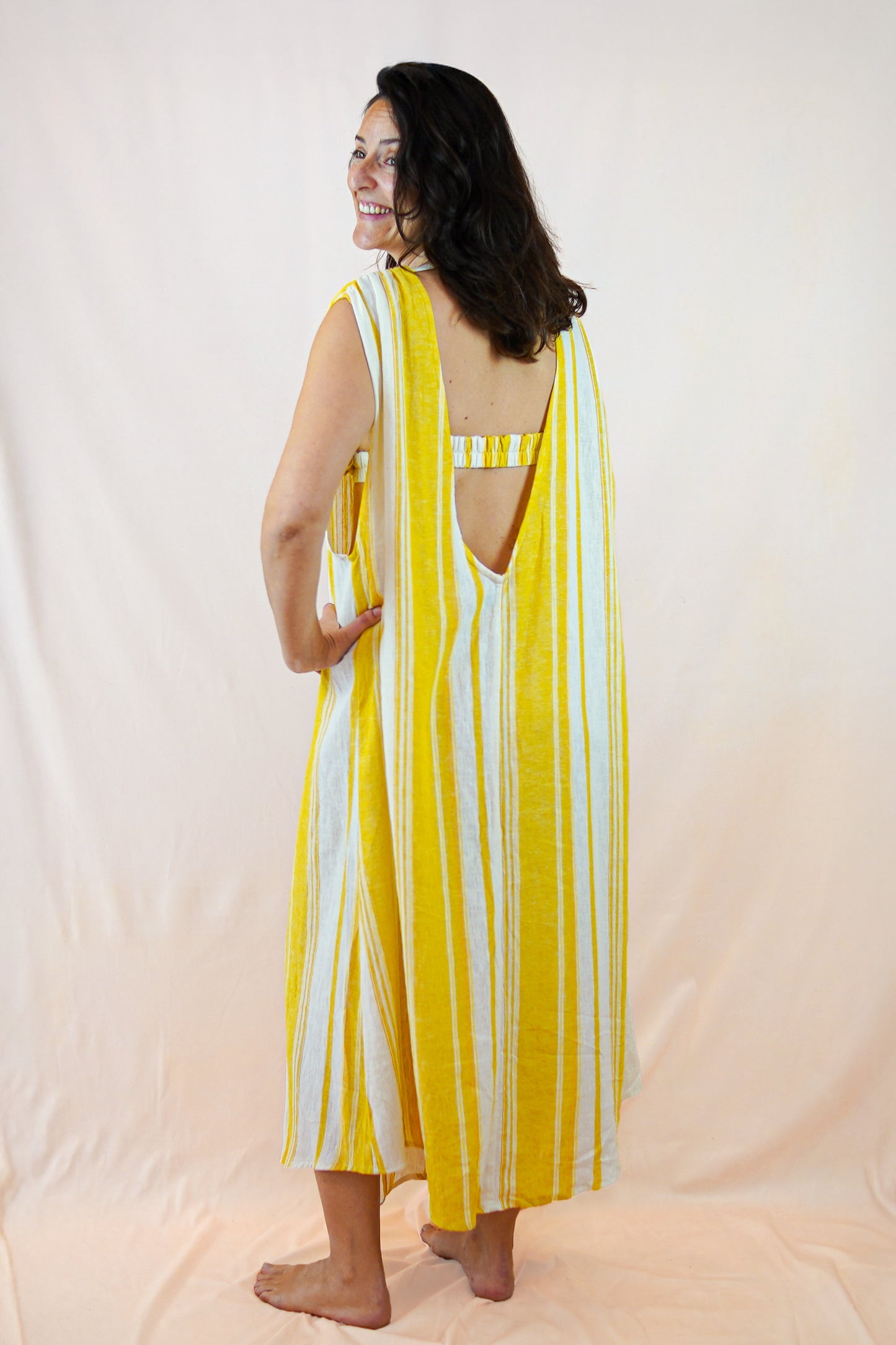 Mustard Butterfly Kimono