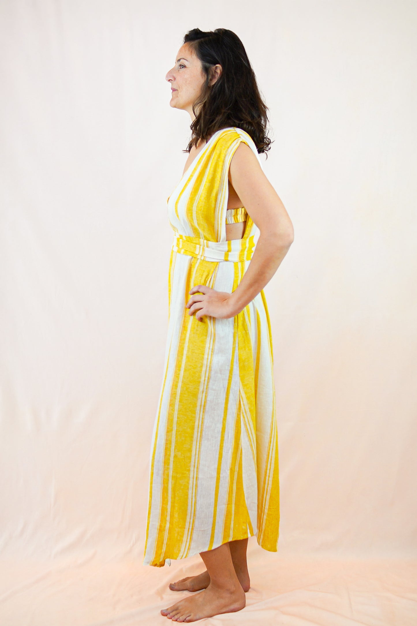 Mustard Butterfly Kimono