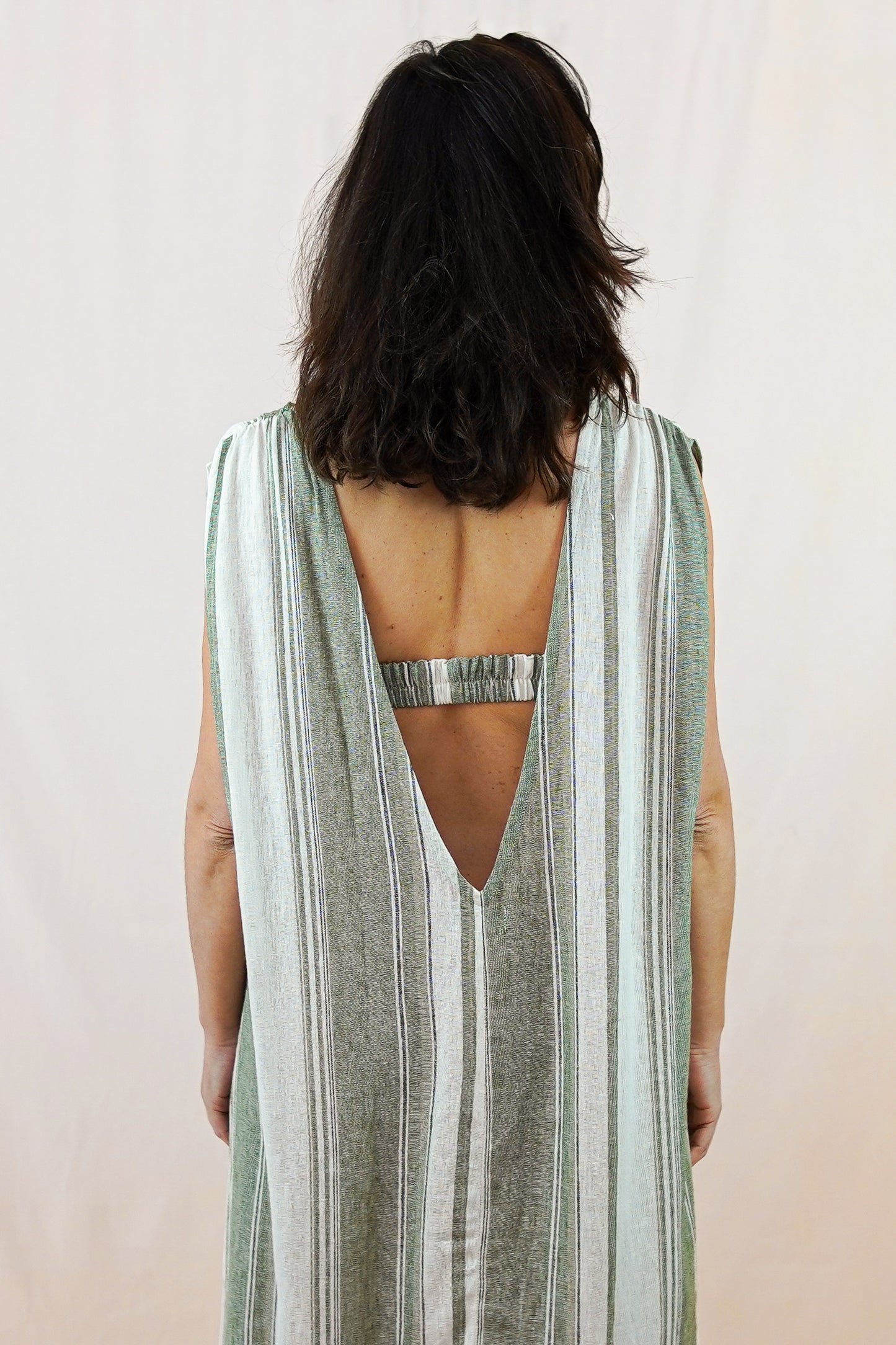 Olive Green Butterfly Kimono