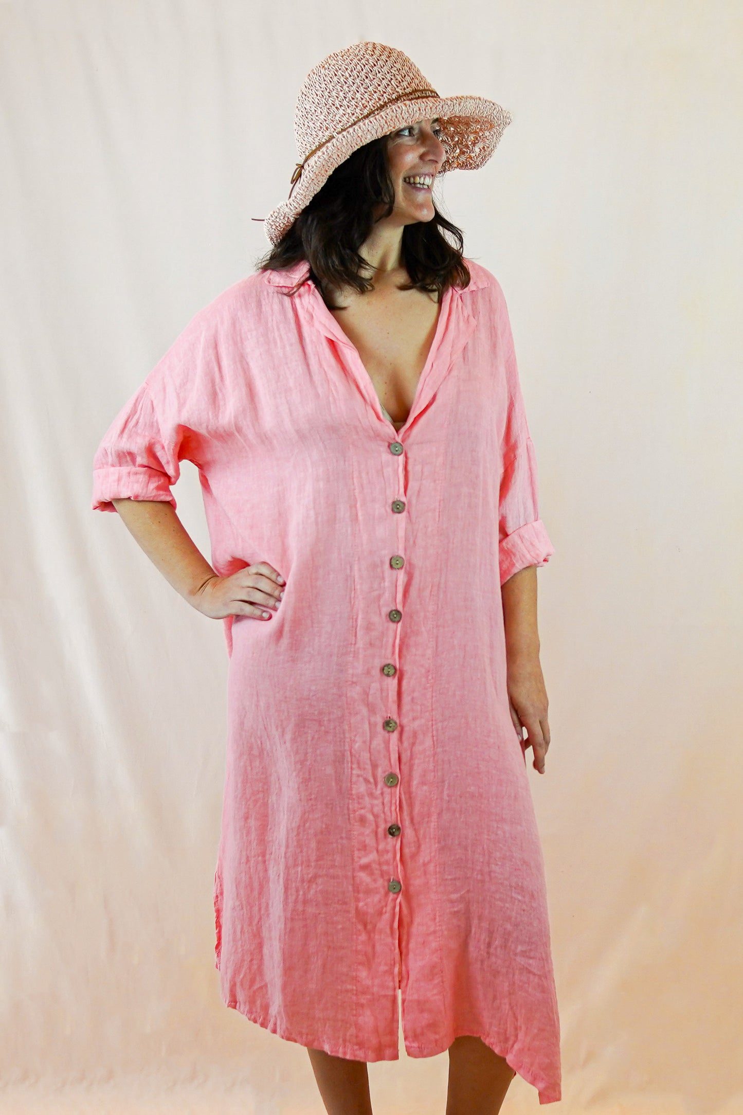 Positano Salmon Shirtmaker