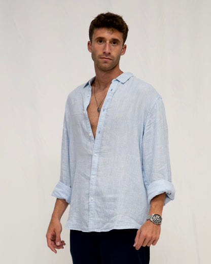 Camisa Luxury Light Blue